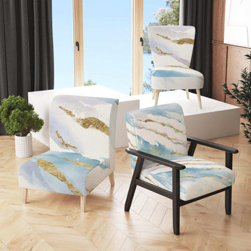 Abstract Drift v2 Glam Accent Chair